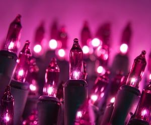 Purple Christmas Tree, Pink Wallpaper Girly, Mini Lights, Purple Decor, Purple Christmas, Neon Aesthetic, Pink Vibes, Aesthetic Colors, Everything Pink