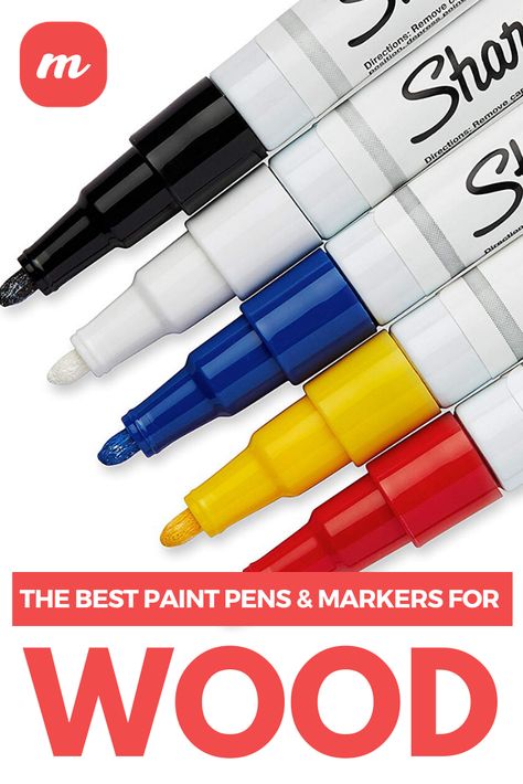 There are lots of reasons to need paint pens for wood, from personal to professional projects. Paint pens offer the vibrancy of markers with the opaque quality of paint and the benefit of easy control. The way they are designed makes it simple to add some color to your life, whether you wish to make a mural or create a sign. Let’s look at some of the best pens on the market for drawing on wood. #art #DIY #onwood Sharpie On Wood, Pyrography And Paint, Wood Scorching, Writing On Wood, Best Markers, Write On Wood, Dremel Tool Projects, Beach Crafts Diy, Sharpie Paint Pens