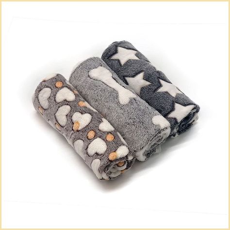 1 Pack 3 Puppy Blankets Super Soft Warm Sleep Mat Grey Cute Print Blanket Fluffy Dog Blankets, Puppy Blanket, Dog Bed Furniture, Cat Bed Furniture, Pet Blanket, Fluffy Dogs, Dog Blanket, Fluffy Cat, Cat Pet Supplies