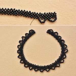 Choker Patterns, Diy Choker Necklace, Beaded Chocker, Diy Choker, Beading Loom, Delicate Choker, Seed Bead Choker, Bead Choker Necklace, Vintage Choker Necklace