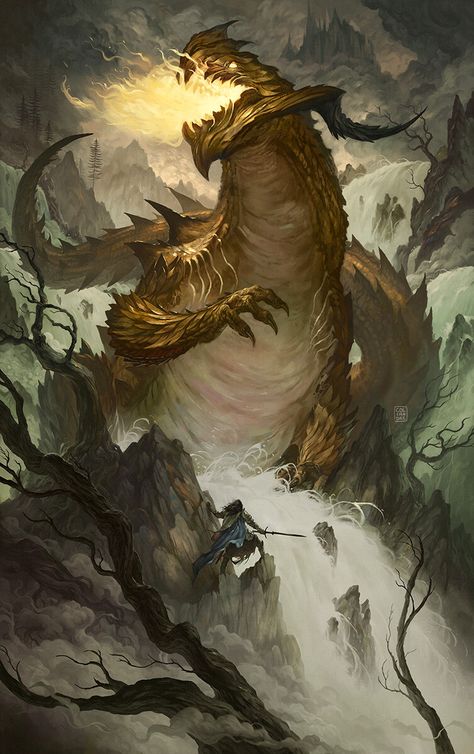 Lord Of Rings, Tolkien Art, Ancient Paintings, Guild Wars, Fantasy Monster, Manga Pictures, Dragon Art, Middle Earth, Turin