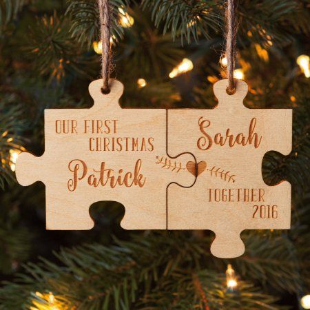 Free Shipping on orders over $35. Buy Our First Christmas Together Personalized Wood Ornament Set at Walmart.com First Christmas Together Ornament, Our First Christmas Together, First Christmas Together, Homemade Christmas Decorations, Christmas Together, Our First Christmas, First Christmas Ornament, Ornament Crafts, Wood Ornaments