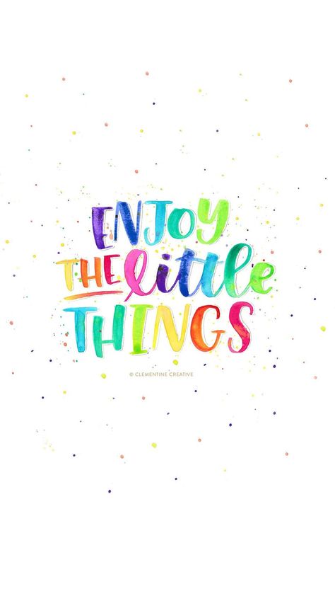 Rainbow Quote, Vie Motivation, Computer Backgrounds, Color Quotes, Wallpaper Tumblr, Enjoy The Little Things, The Little Things, Free Wallpaper, Scandinavian Style