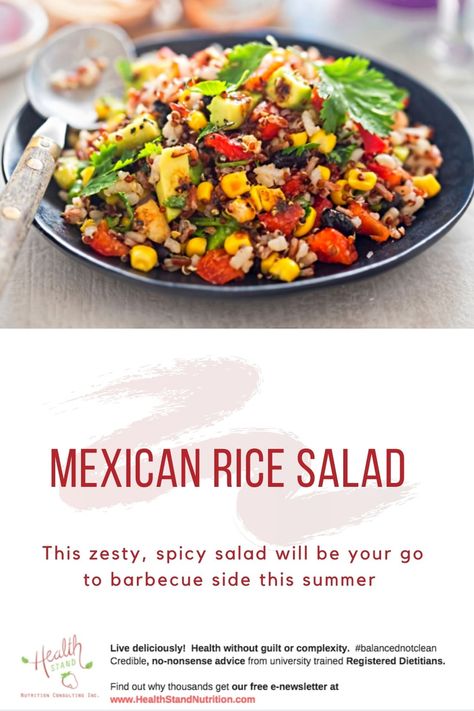 Mexican Rice Salad Recipes, Mexican Rice Salad Cold, Rice And Corn Salad, Rice Salad Recipes Cold Healthy, Rice And Bean Salad Cold, Taco Salad With Rice, Rice Salad Recipes Cold, Mexican Rice Side Dish, Mexican Rice Salad