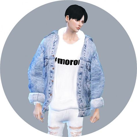 SIMS4 Marigold: Vintage Denim Jacket acc for male • Sims 4 Downloads Sims 4 Cc Male, Marigold Sims 4, Arthdal Chronicles, Sims 4 Men Clothing, Sims 4 Male Clothes, Clothes Cc, Sims Packs, Sims 4 Cc Shoes, Sims 4 Cc Makeup