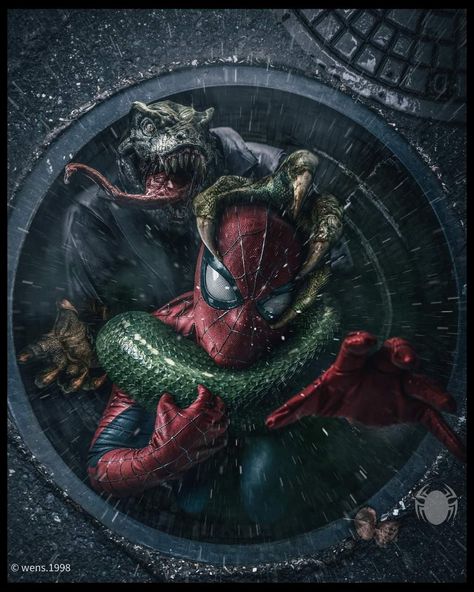 Lizard Spiderman, Spider Man Trilogy, Arte Nerd, Marvel Superheroes Art, Spectacular Spider Man, Spiderman Artwork, Marvel Artwork, Spiderman Pictures, Marvel Comics Wallpaper