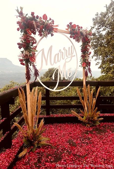 Terrace Proposal Ideas, Proposal Backdrop Ideas, Proposal Backdrop, Proposal Set Up Ideas, Wedding Proposal Videos, Wedding Frock Designs, Wedding Proposal Ideas Engagement, Natasha Dalal, Proposal Decor