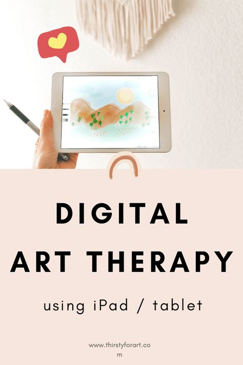 Digital Art Therapy Exercise Using iPad or Tablet — Thirsty For Art Beginner Digital Art Ideas, Ipad Art Ideas, Simple Digital Art Ideas, Art Practice Exercises, Expressive Therapy, Art Therapy Directives, Digital Design Trends, Yankee Doodle, Paint Inspo