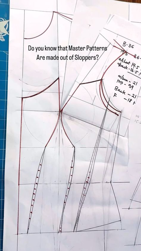 Precious Tonna | Pattern Drafting is Key 🔑. Do you know that master patterns were made out of sloppers? Do you know what a sloppier is? We are Long Over… | Instagram Pattern Dress Sewing Tutorials, Bustier Pattern Drafting, Corset Pattern Drafting, Pattern Drafting Bodice, Bustier Pattern, Pattern Drafting Tutorials, Clothing Pattern Design, Instagram Pattern, Corset Sewing Pattern