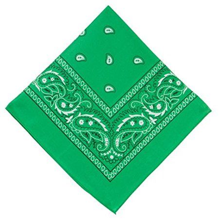 Bandana Costume, Green Bandana, Vibrant Outfits, Western Theme Party, Scarf Bandana, Halloween Costume Shop, Puppy Supplies, Kids Party Supplies, Sports Themed Party