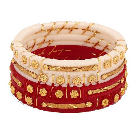 Acrylic Bangles, Ethnic Indian Wear, Punjabi Chura, Golden Bangles, Boho Cuff, Traditional Ornaments, Gold Jewellry, Plastic Bangles, Bangles For Women