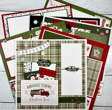 Christmas Layout Design, Christmas Scrapbooking Layouts, Winter Scrapbook Layouts, Lights Festival, Christmas Layout, Christmas Scrapbook Pages, Winter Scrapbook, Baking Holiday, Pictures Of Family