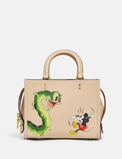 New! Coach x Disney collection! The cutest bags EVER!!! - Fashion For Lunch. Coach Rogue Bag, Coach Field Tote, Coach Rogue 25, Disney Coach, Coach Rogue, Coach Disney, New Mickey Mouse, Disney Shorts, Whimsical Artwork