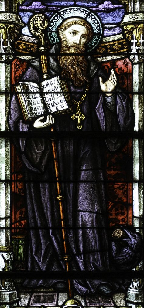 https://flic.kr/p/vRQpnz | St Benedict | Today is the feast of the great father of Western monasticism, St Benedict of Nursia. He is patron saint of Europe. May he pray for us Scouts of Europe who begin our camp in Inverness today.  This stained glass window is in St Louis Bertrand's in Louisville, KY. Rule Of St Benedict, Eastern Orthodox Church, Holy Father, Saint Benedict, St Benedict, Eastern Orthodox, Saint Quotes, The Monks, The Saint