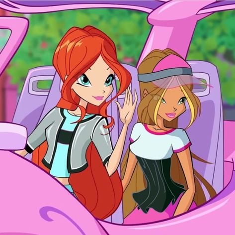 Flora and Bloom 🌸 winx club Flora And Bloom Winx Club, Cartoons Disney, Bloom Winx, Girls Are Awesome, Klub Winx, Bloom Winx Club, Cat Breeder, Harry Potter Drawings, My Little Pony Characters