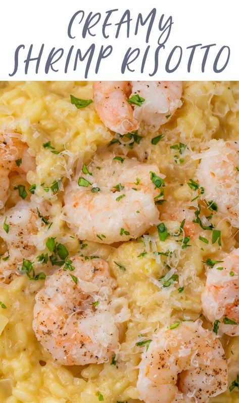 Shrimp Parmesan Risotto, Creamy Shrimp Risotto, Shrimp And Risotto, Shrimp Rositto, Shrimp And Risotto Recipes, Shrimp Risotto Recipes Easy, Shrimp Risotto Recipes, Seafood Risotto Recipes, Risotto With Shrimp