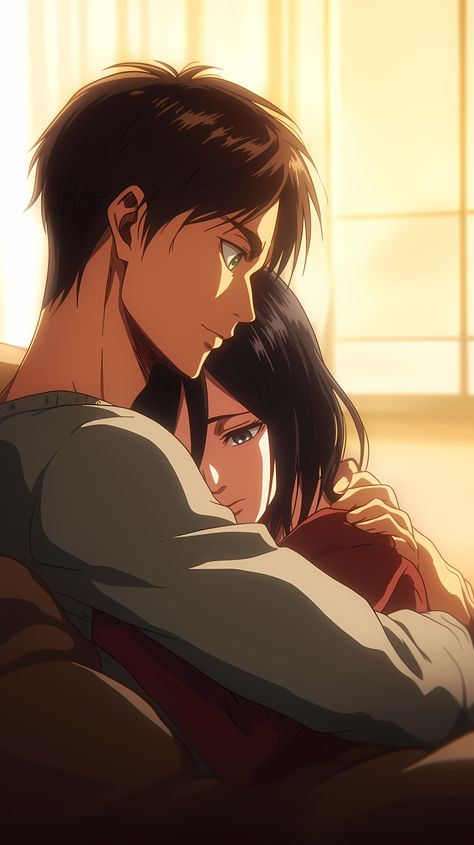 Mikasa Anime, Mikasa X Eren, Aot Wallpaper, Attack On Titan Series, Eren Aot, Attack On Titan Aesthetic, Attack On Titan Comic, Eren X Mikasa, Attack On Titan Ships