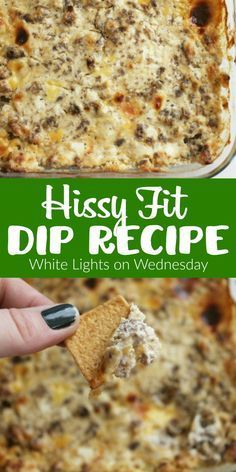 Christmas Dips And Appetizers, Hissy Fit Dip, Christmas Dips, Wishes And Dishes, Hot Dips, Savory Dips, Bread Booze Bacon, Game Day Recipes, Party Dip