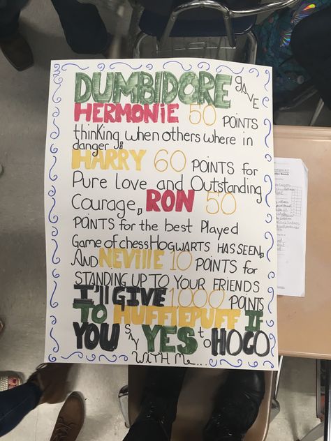 #homecomingproposal #harrypotter #original  if you repost credit Homecoming Proposal Ideas Harry Potter, Harry Potter Promposal Ideas, Harry Potter Homecoming Proposal, Harry Potter Hoco Proposals, Marathon Poster, Cute Hoco Proposals, Homecoming Poster Ideas, Cute Homecoming Proposals, Homecoming Posters