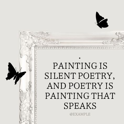 Painting is silent poetry Instagram post template | free image by rawpixel.com / Boom Urdu Poetry Background Templates, Free Poetry Templates, Poetry Posters Design, Painting Is Silent Poetry, Poetry Framed Art, Art Template, Download Free Images, Instagram Post Template, Post Templates