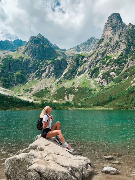 Hiking in Slovakia - High Tatras Mountains - Zanna Van Dijk Hiking Aesthetic Outfit, Adidas Hiking Shoes, Hiking Pics, Hiking Photos, Yucca Plant, Hiking Photography, Adidas Primeknit, Hiking Pictures, Summer Hiking Outfit