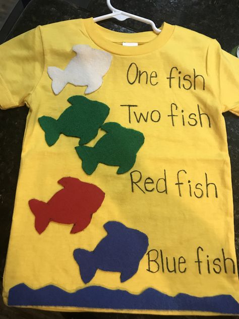 Blue Fish Red Fish Dr. Seuss, 1 Fish 2 Fish Red Fish Blue Fish Costume, Dr Seuss One Fish Two Fish Costume, One Fish Two Fish Red Fish Blue Fish Costume, 1 Fish 2 Fish Red Fish Blue Fish Craft, Red Fish Blue Fish Costume, One Fish Two Fish Costume, One Fish Two Fish Red Fish Blue Fish, Diy Dr Seuss Shirt