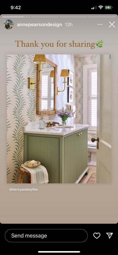 Reeded Vanity, Guest Bathroom Ideas, Coastal Bathrooms, Powder Bath, Girls Bathroom, Dream Bathrooms, Stylish Bathroom, Bathroom Renos, Guest Bathroom