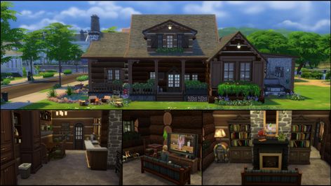 Castle Dollhouse, Meditation Stool, Green Cabin, Log Bench, Bird Fountain, Second Floor Landing, Sims 4 Gallery, Summer Cabin, Enclosed Patio