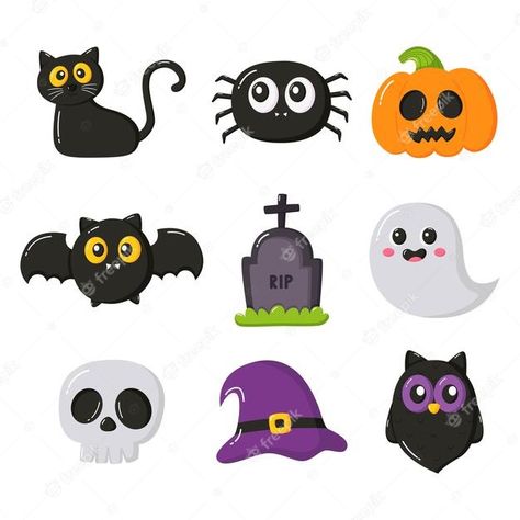 Cute Halloween Characters, Halloween Calligraphy, Halloween Invitaciones, Imprimibles Halloween, Halloween Logo, Halloween Icon, Background Halloween, Happy Halloween Banner, Kids Silhouette