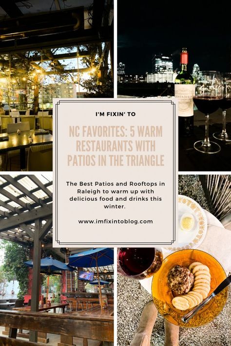 NC Blogger I'm Fixin' To shares the 5 best restaurants with patios in the triangle with the warmest spaces. Check it out! Triangle Restaurant Plan, Black Mountain Nc Restaurants, Asheville Nc Restaurants, Falafel Waffle, Port Wine Cheese, Best Restaurants In Raleigh Nc, Mini Fire Pit, Raleigh Restaurants, Greek Dip