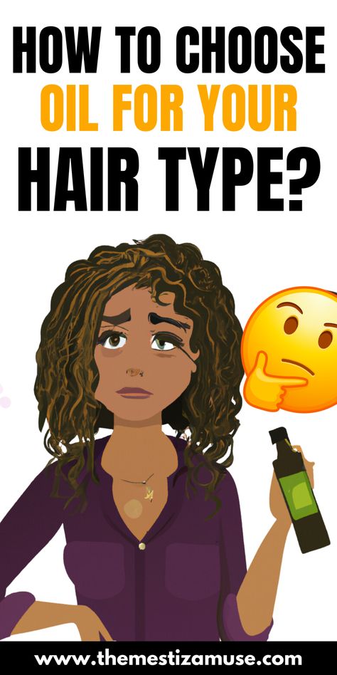 A comprehensive guide to oils for hair, including the chemistry and choices for all hair types. Learn about the benefits and drawbacks of various oils and how to choose the right one for your hair. Types Of Oils For Hair, Best Hair Oil For Curly Hair, Hair Oil For Curly Hair, Oil For Curly Hair, Oils For Hair, Best Hair Oil, Mixed Hair, Hair Guide, Curly Girl Method