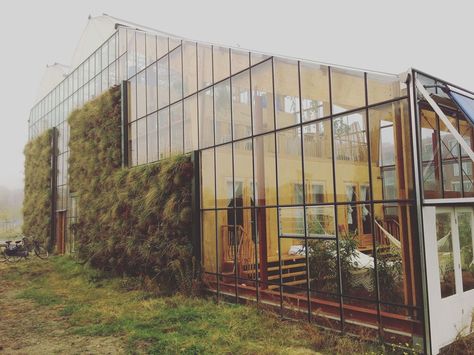 Greenhouse Attached To House, Giant Steps, Home Greenhouse, Eco Architecture, Wood Building, House In Nature, Building Permits, Hus Inspiration, Glass House