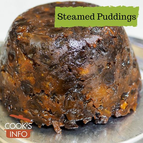 Suet Pudding Steamed, Steam Pudding Recipes, Steamed Pudding Recipes, Crock Pot Bread Pudding, Steam Pudding, Fruit Pudding Recipes, Plum Pudding Recipe, Steamed Pudding Recipe, Fig Pudding