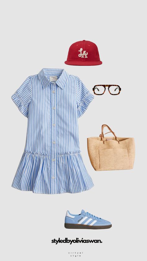 Tomboy chic outfit idea for summer😌 #virtualstylist #tomboychic #fashion #fashioninspo #fashionboard #outfit #outfitideas #fashionaesthetic #ootd #ootdinspo #adidasspezial #adidas #aesthetic Summer Tomboy Outfits, Tomboy Chic Outfits, Outfit Idea For Summer, Summer Tomboy, Chic Mom Outfits, Adidas Aesthetic, Idea For Summer, Pastel Outfits, Tomboy Outfit