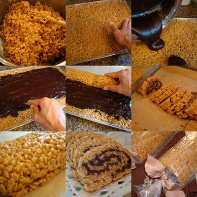 AMAZING!  A volunteer in our office just brought these in... they're incredible and I found the recipe online! Rice Crispie, Mennonite Girls Can Cook, Chocolate Rice Krispies, Cocoa Krispies, Cook Rice, Chocolate Roll, Kitchen Skills, Rice Krispie Treats, Gifts For Photographers