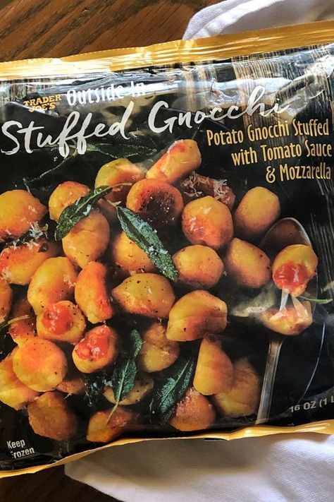 Yum! Trader Joe’s Sauce- and Mozzarella-Stuffed Gnocchi Are Basically Mini Pizza Pockets Stuffed Gnocchi Recipes, Mini Gnocchi, Stuffed Gnocchi, Strawberry Shortcake Cookies, Trader Joes Food, Gnocchi Recipe, Pizza Pockets, Popsugar Food, Tomato Mozzarella