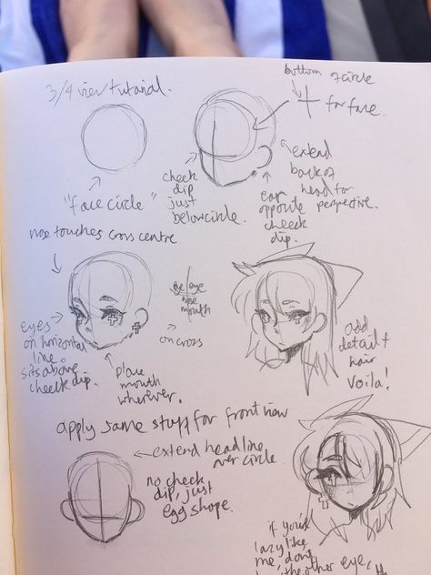 Head Tutorial, Drawing Tut, Kawaii Hair, Some Drawings, Base Drawing, Alt Art, Tutorial Drawing, Tutorial Hair, Body Base