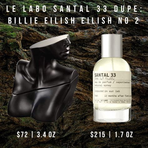 Eilish No 2 Perfume, Billie Eilish Eilish No 2, Perfume Layering, Le Labo Santal 33, Powerful Art, Billie Eilish, No. 2, Layering, Spray