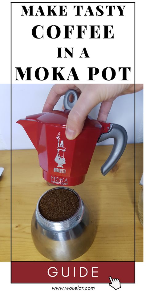 How To Make Espresso In A Moka Pot, How To Use A Moka Pot, Moka Pot Recipes Drinks, Mocha Pot Coffee, Moka Pot Coffee Recipes, Moka Pot Recipes, Homemade Lattes, How To Make Mocha, Nespresso Aeroccino