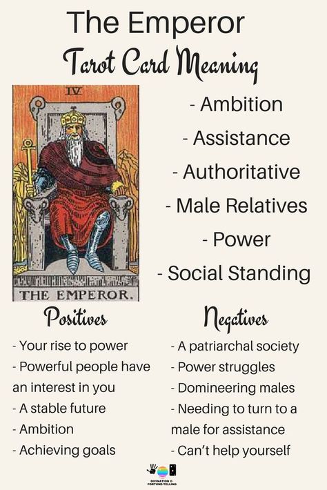 The Emperor Tarot card meaning. An illustration from the Major Arcana with the Rider Waite Tarot deck. Post by divination and fortune-telling with Tarot for love, romance and relationships. Ideal for readers who are just learning the interpretations. The Emperor Tarot Meaning Love, The Emperor Tarot Meaning, Tarot Card The Emperor, Emperor Tarot Card, Emperor Tarot, The Emperor Tarot, Tarot Interpretation, Rider Waite Tarot Decks, Card Meanings