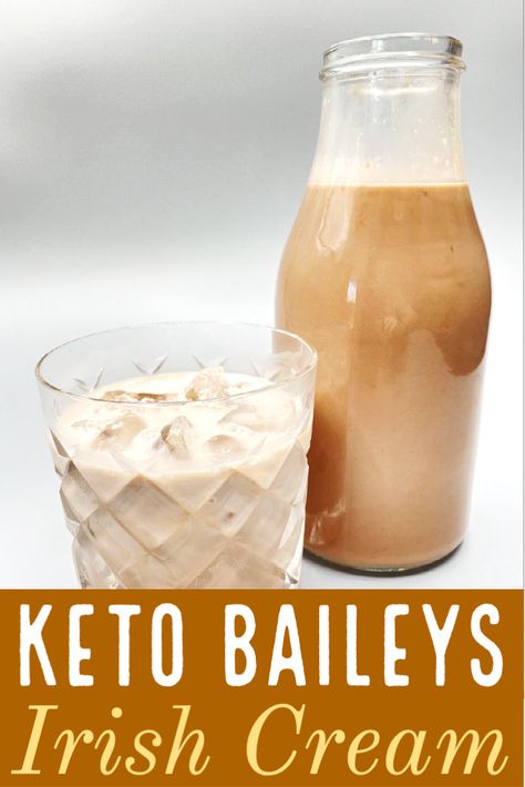 Keto Baileys Irish Cream It's almost St. Patrick's Day. Start prepping this Keto Baileys Irish Cream because this is the perfect drink for tomorrow! https://ketoniafoods.com/recipes/keto-baileys-irish-cream Keto Baileys Irish Cream, Baileys Irish Cream Recipes, Keto Easter, Irish Cream Recipe, Keto Cocktails, Cream Candy, Baileys Irish, Keto Drink, Baileys Irish Cream