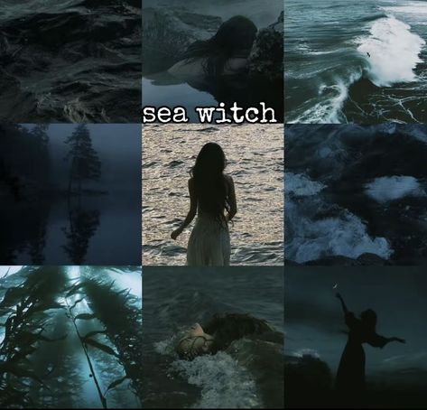 Sea Witch Aesthetic Fashion, Siren Witch, Witch Moodboard, Ocean Witch, Paranormal Aesthetic, Sea Nymph, Dark Witch, Witchy Wallpaper, Mermaid Aesthetic