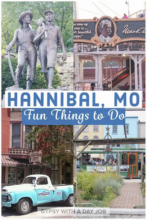 Hannibal Missouri, Branson Vacation, Hannibal Mo, West Coast Travel, Itinerary Planner, Great River, Us Road Trip, Vacation Usa, History Art