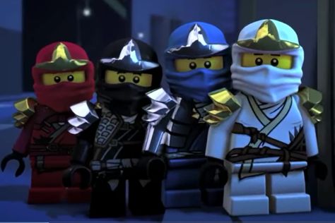 Ninjago All The Ninjas, Poly Ninja Ninjago, Ninjago Wallpaper Pc, Lego Area, Ninjago Images, Lego Ninjago Minifigures, Ninja Go, Ninja Kids, Ninjago Memes