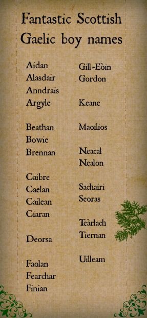 fantasy last name ideas - Ecosia - Images Old Scottish Names, Scottish Names Boys, Mystical Names For Boys, Gaelic Boy Names, Naming Characters, Celtic Names, Gaelic Names, Scottish Names, Mystical Names