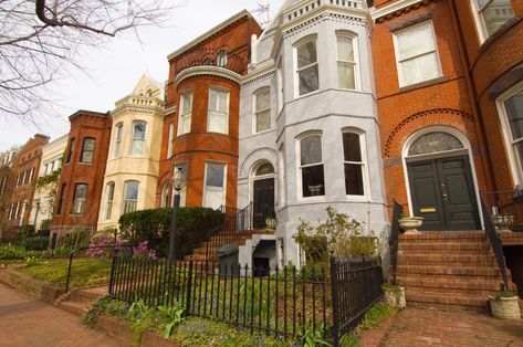 English Basement, Washington Dc Apartment, What Is English, National Building Museum, Basement Apartment, Row House, Affordable Housing, Exposed Brick, Image House