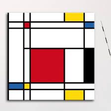 Mondrian Art, Principles Of Art, Tableau Design, Tableau Art, Design Master, Art Bag, Piet Mondrian, Illuminated Manuscript, Op Art