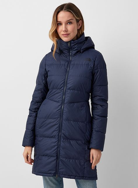 Metropolis recycled down cinched puffer jacket | The North Face | Women's Anoraks and Parkas Fall/Winter 2019| Simons Puffer Jacket The North Face, North Face Metropolis Parka, Parka Jackets, Quilted Coat, Parka Jacket, North Face Women, Women's Coats, Metropolis, Puffer Jacket