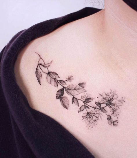 Tattoo Ideas With Flowers, Family Flower Tattoo, Family Birth Flower Tattoo, Birth Flower Tattoo Ideas, Honeysuckle Tattoo, Family Tattoo Ideas, May Birth Flower, Flower Tattoo Ideas, May Birth Flowers