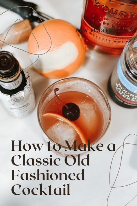 Homemade Old Fashion Mix Recipe, How To Make An Old Fashioned, Old Fashioned Recipes Cocktail Bourbon, Best Old Fashioned Cocktail Recipe, Classic Old Fashioned Recipes Cocktail, Easy Old Fashioned Cocktail, How To Make An Old Fashioned Cocktail, Smoked Old Fashioned Cocktail, Oldfashion Cocktail